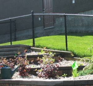 Metal Fencing, iron fence, residential landscaping