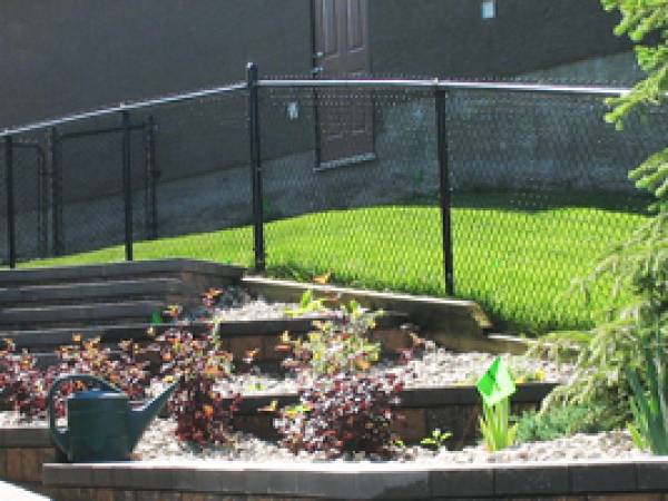 Metal Fencing, iron fence, residential landscaping